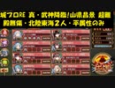 城プロRE 真・武神降臨!山県昌景 超難 殿無傷・北陸東海２人・平属性のみ