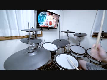 夏色まつりドラムで好き！雪！本気マジックを叩いたよ～。