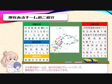 【CeVIO解説】勝手に社会人野球について説明してみるさとうさん　第13回　都道府県紹介シリーズ・北海道の社会人野球って？