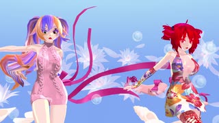 【重音テト】オツキミリサイタル【MMD】