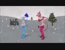 【MMD】アイスドリルで７(梅とら)【カメラ固定・字幕無】(1080p_60fps)