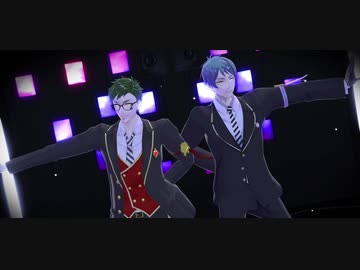 【MMDツイステ】シュ/ガーヘ/イト【副寮長コンビ】