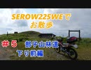SEROW225WEで　お散歩　＃５　部子山林道下り　前編