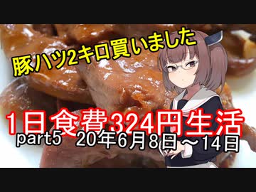 【東北きりたん】1日食費324円生活　PART5【貧乏飯】