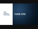 CIOB CPD