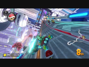 “マリオカート8DX”第2回実況者TAGバトル 2GP目