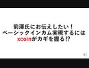 前澤氏にお伝えしたい！ベーシックインカム実現するにはxcoinがカギを握る⁉