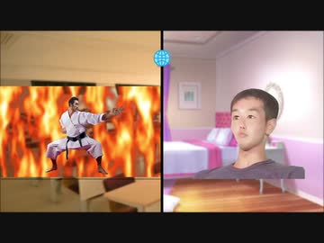 オンラインで大学の授業を受ける先輩