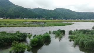 おじさん、梅雨時の可愛川の濁りを見て驚愕！本当に驚きました！