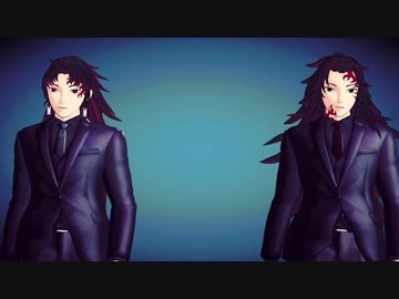 【鬼滅のMMD】継国兄弟(黒死牟)でアイロニックメタファー