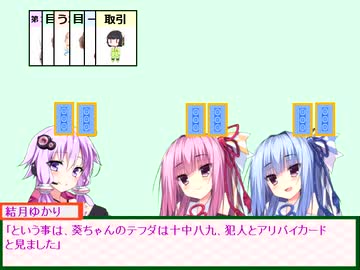 【VOICEROID】犯人は踊る【ミニゲーム】