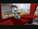 電気ショックで〆られる犬【Human:Fall_Flat】