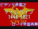 【EU4】ついなちゃん・琴葉茜のビザンツ帝国でローマ帝国再興 タイムライン 【VOICEROID実況】