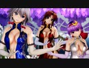 【東方MMD】美鈴・パチュリー・咲夜で「劣等上等」1080P