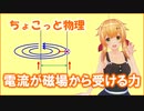 ちょこっと物理【電流が磁場から受ける力】