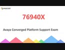 Avaya ACSS 76940X Dumps - Avaya Converged Platform Support Exam