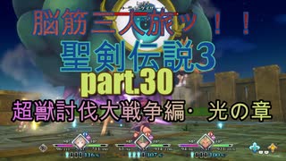 脳筋３人旅でトライやるッ！！聖剣伝説３トライアルズオブマナ【もちぶた実況】30超獣討伐大戦争篇・光の章