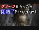 ダメージを食らったら即終了マインクラフト【Minecraft】　#18
