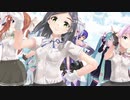 【MMD】黒潮さんハクさんテトさん達が誕生日を祝ってくれたよ【Birthday Song for ミク】※パンツ注意※