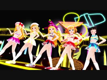 【東方MMD】三月精+クラウンピース+リリーホワイト「美脚戦隊スレンダー」