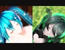 【MMD】白ミクさんと黒ミクさんがリモートで『夜を飼う』【カルも式】【Sour式PilouLaBaka改変】