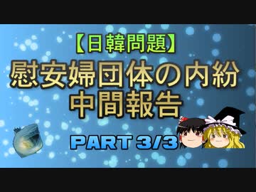 【日韓問題】慰安婦団体の内紛　中間報告3/3