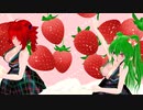 【重音テト　櫻花アリス】愛言葉【MMD】