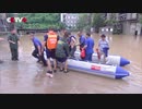 湖北省で豪雨被害、住民が避難