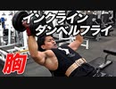 【胸トレ】大胸筋上部に効かせる！インクラインダンベルフライ【ビーレジェンド プロテイン】