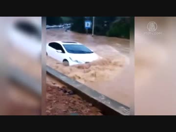 相変わらずの無断放水でやっぱり大洪水