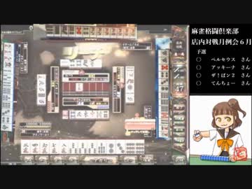 【手牌open】変態ランカーの物凄く地味な麻雀格闘倶楽部58