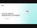 Social Media Marketing Courses