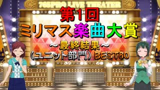 [最終結果 #1]第1回 ミリマス楽曲大賞[ユニット部門 BEST60]