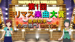 [最終結果 #2]第1回 ミリマス楽曲大賞[ソロ部門 BEST70]