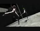 【GUMIカバー+MMD】水着のGUMIさんとテトさんにHYBRIDを踊ってもらった