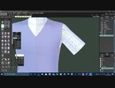 【モデリング】石上会計を作る　その13（服）【かぐや様は告らせたい】