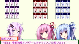 【VOICEROID】唯我独尊【ミニゲーム】