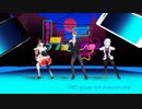 【にじさんじMMD】加賀美ハヤト・夜見れな・葉加瀬冬雪が「シュガーソングとビターステップ」を踊ってみた。【 SMC組一周年 】