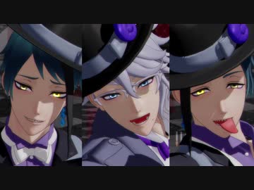 【MMDツイステ】自作オクタ寮2本詰め【衣装追加】