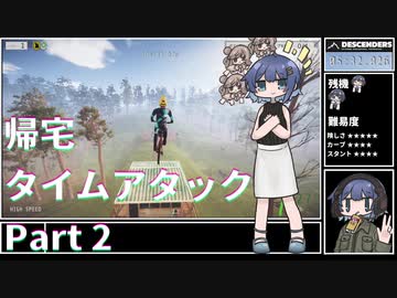 【Descenders】つづみの帰宅 TA 2日目_5分57秒【CeVIO実況】