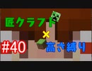 【minecraft】匠クラフト×高さ縛り #40【ゆっくり実況】