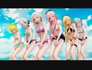 【MMD】EVERGLOW - DUN DUN【Vocaloids】(2 versions)