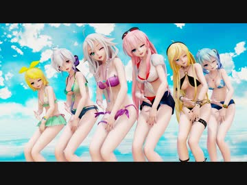 【MMD】EVERGLOW - DUN DUN【Vocaloids】(2 versions)