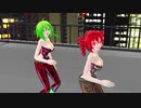 【GUMI　重音テト】 シリョクケンサ 【MMD】