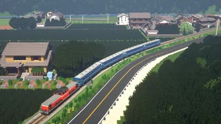 鉄道で築く街並み製作記 Part7【Minecraft 鉄道Mod ゆっくり実況】