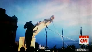 トランプ大統領が独立記念日演説で無法者から像を守る...コロンブス像破壊