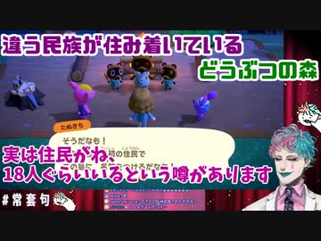 違う民族が住み着いているジョー・力一のどうぶつの森