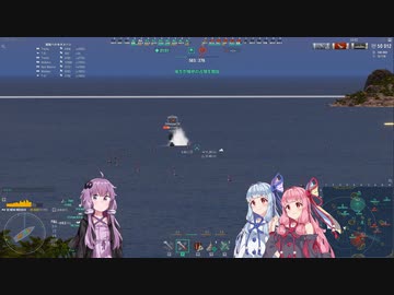 【WoWs】超鈍重戦艦NewMexicoで進むトライデント【Voiceroid実況】
