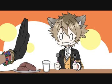 【人力ツイステ＆手描きトレス】おなかすいたラギー