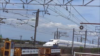 JR東海道新幹線N700A。JR新居町駅、JR弁天島駅編。